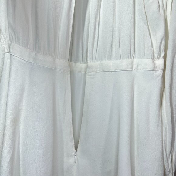 Lovers + Friends White Cold Shoulder Mini Dress Flowy Halter Neck Casual Summer - Picture 5 of 14